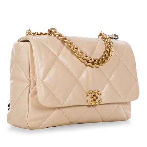 chanel beige 19|chanel 19 handbags.